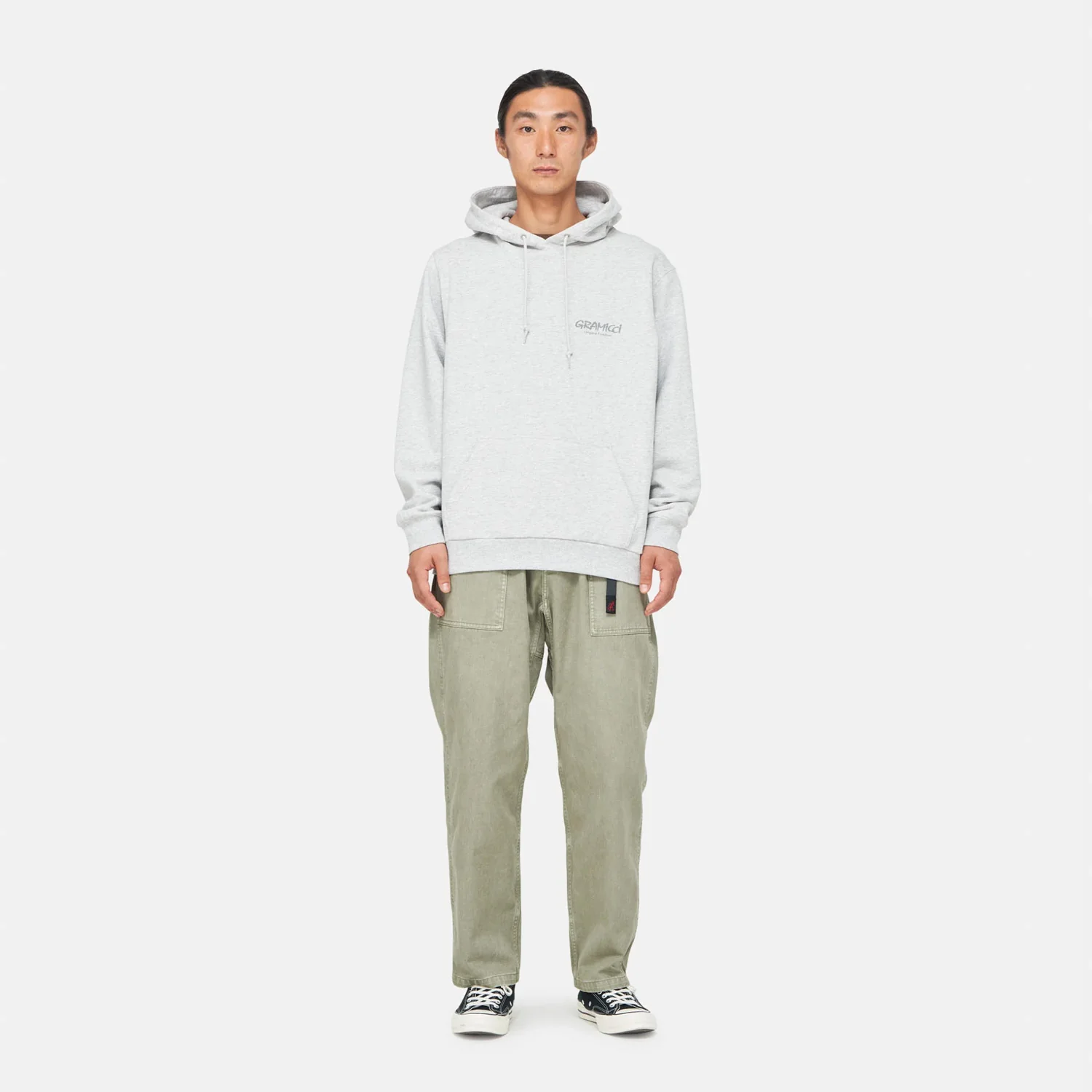 Gramicci Original Freedom Hooded Sweatshirt - Grey Heather - Image 3