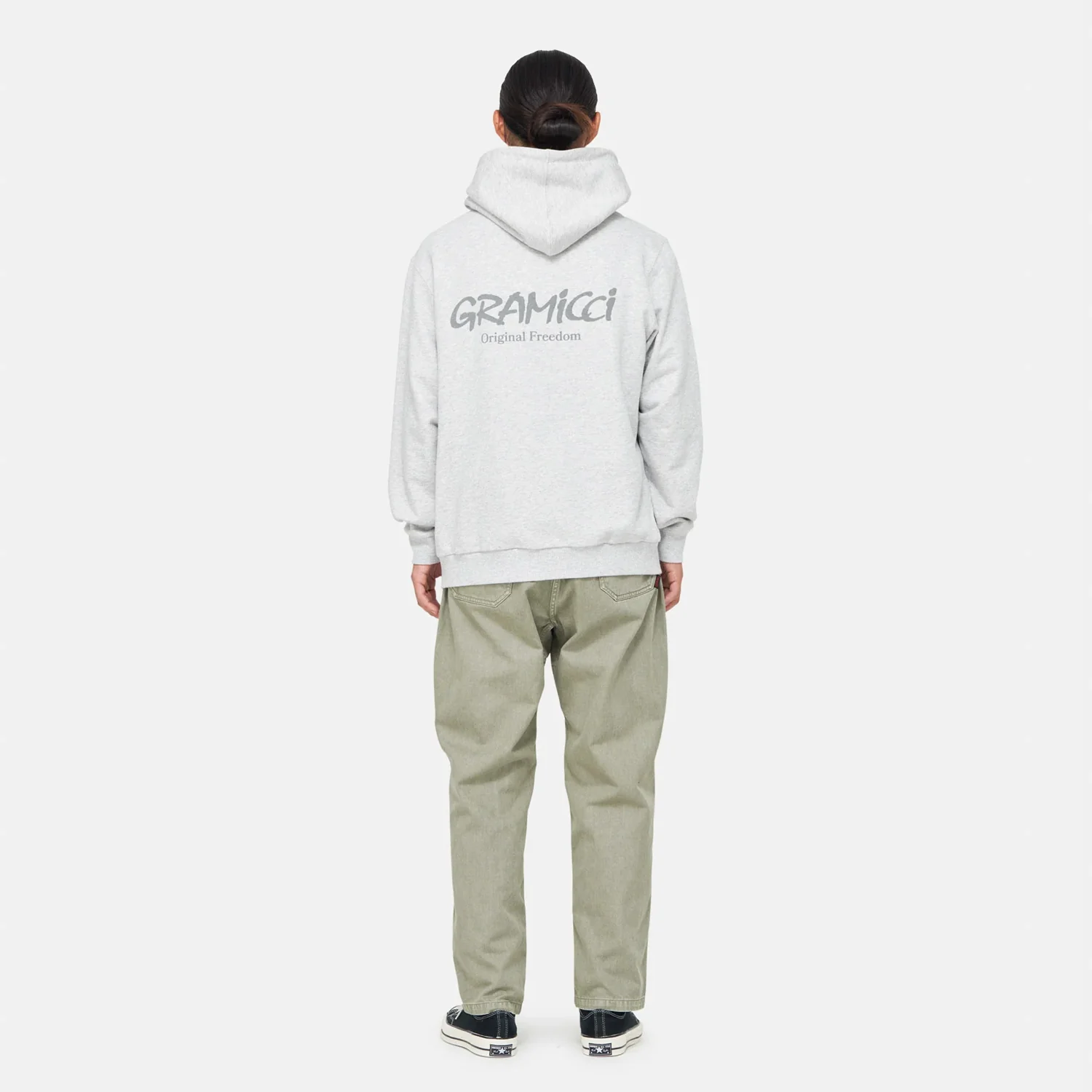 Gramicci Original Freedom Hooded Sweatshirt - Grey Heather - Image 4