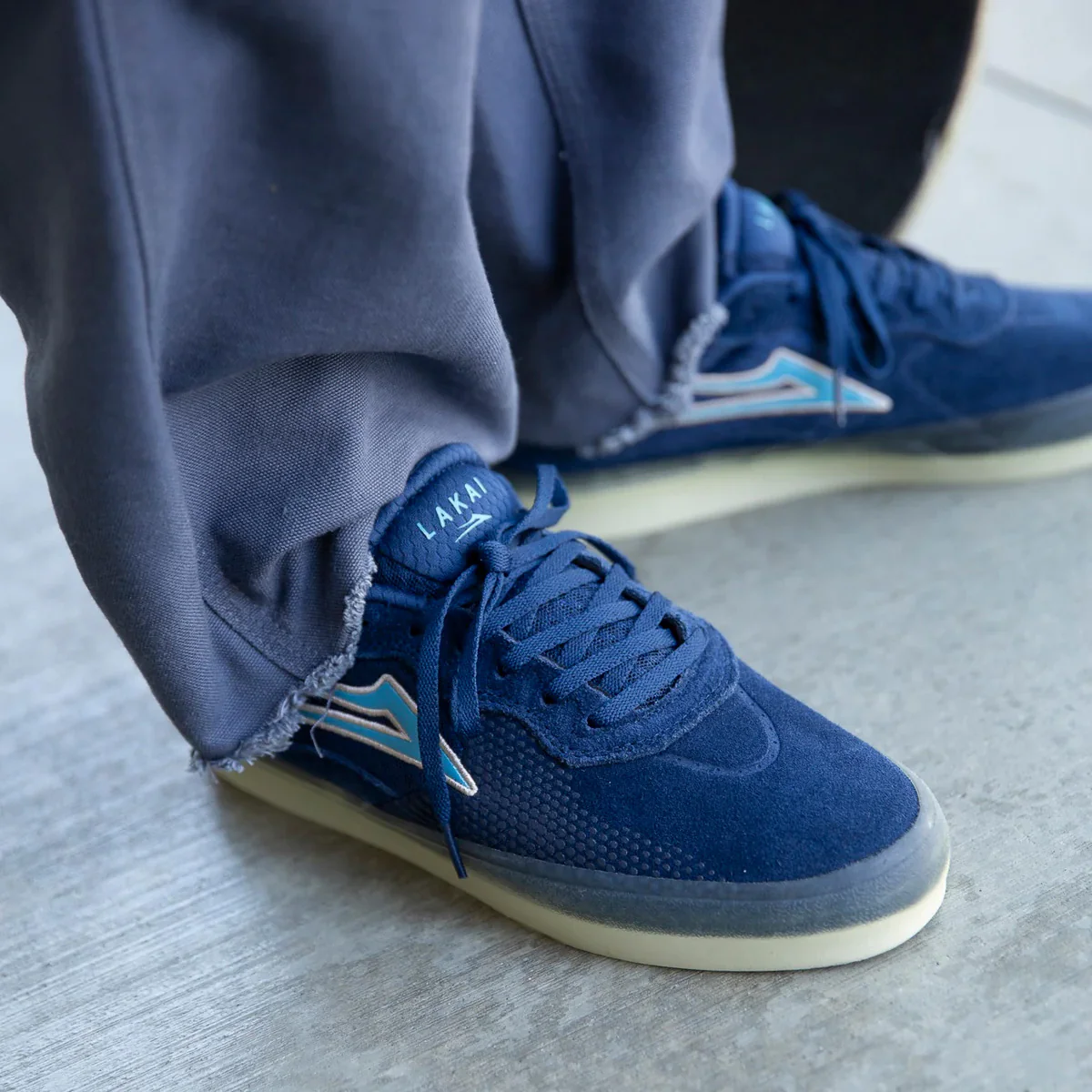 Lakai Essex Shoes - Navy Suede - Image 5