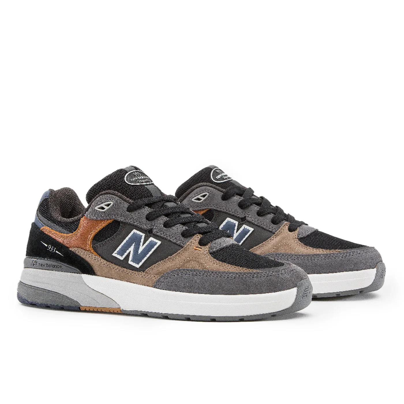 New Balance Numeric Andrew Reynolds 933 Shoes - Castle Rock/Vintage Indigo - Image 3