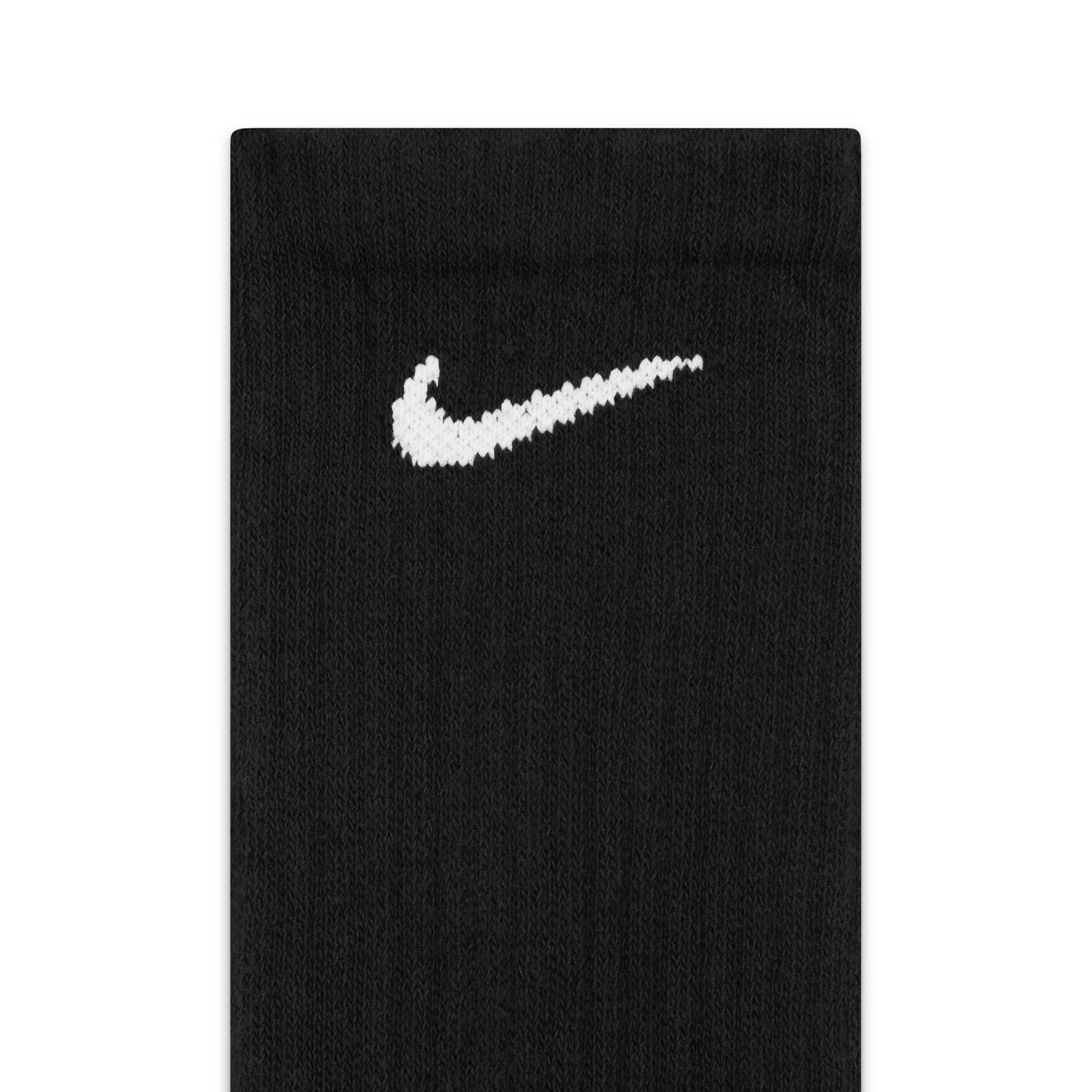 Nike Everyday Cushioned Training Crew Socks - Black/White 6 Pack - Image 5