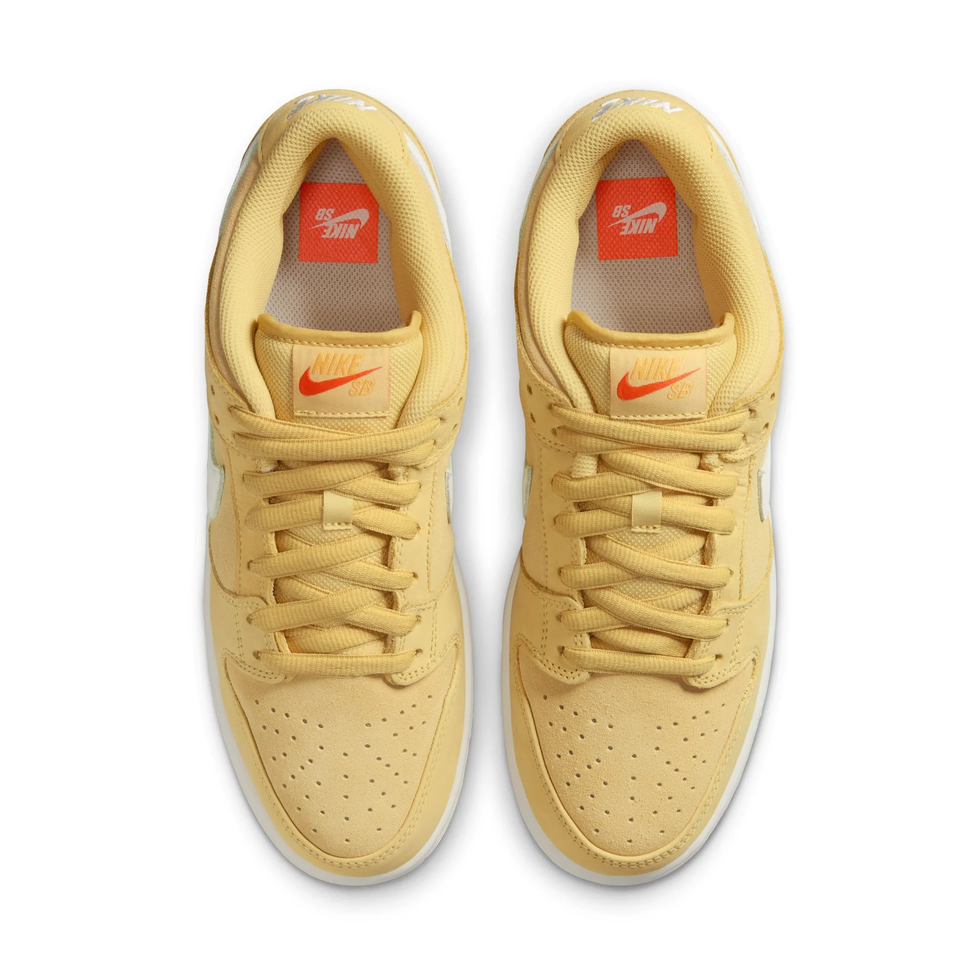 Nike SB Dunk Low Pro ISO Shoes - Saturn Gold/Sail-Solar Flare - Image 3