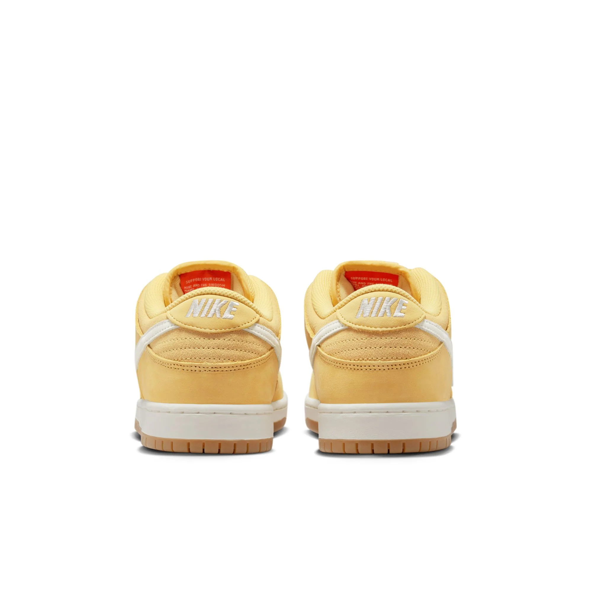 Nike SB Dunk Low Pro ISO Shoes - Saturn Gold/Sail-Solar Flare - Image 4