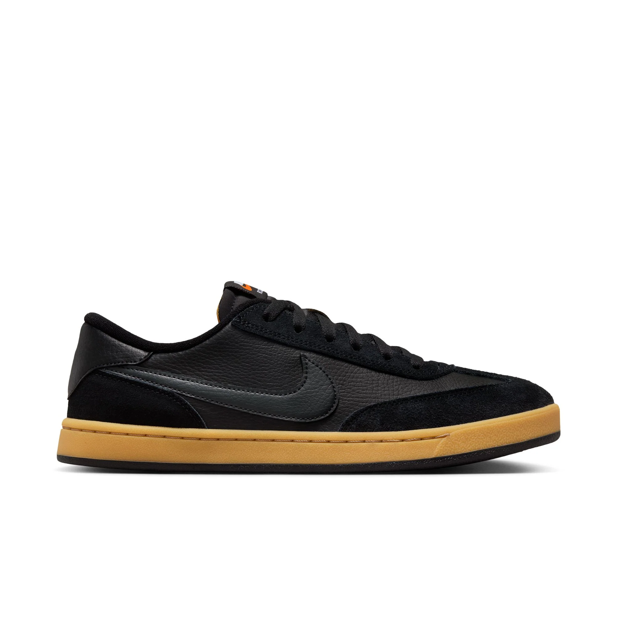 Nike SB FC Classic Shoes - Black/Gum/Anthracite-Vivid Orange - Image 3