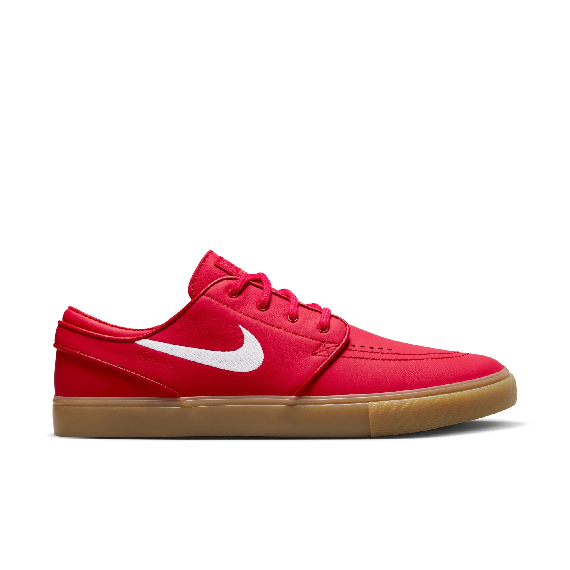 Nike SB ISO Janoski OG+ Shoes - University Red/White-Gum - Image 3