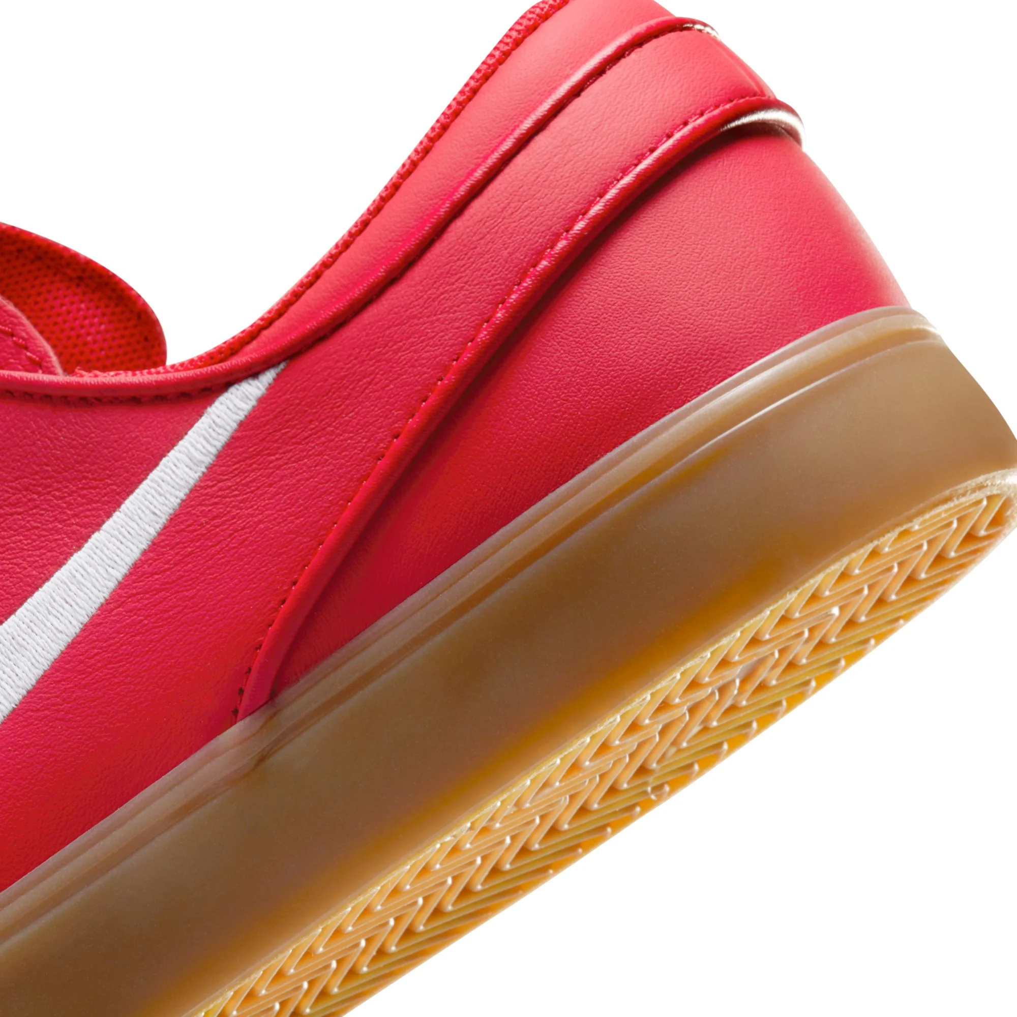 Nike SB ISO Janoski OG+ Shoes - University Red/White-Gum - Image 7