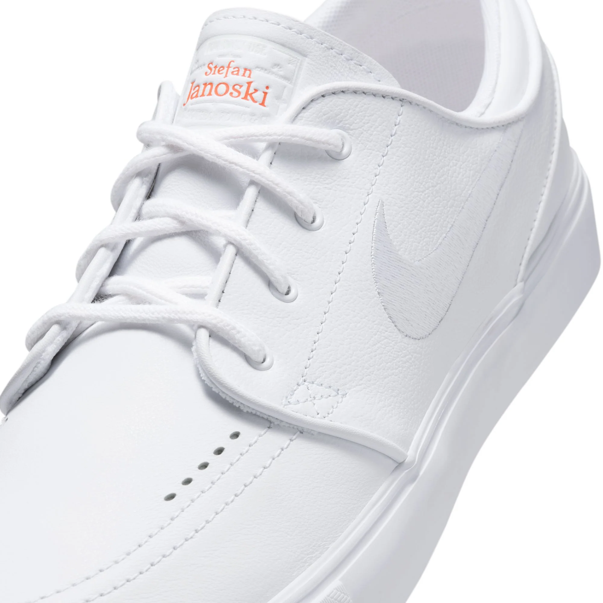 Nike SB ISO Janoski OG+ Shoes - White/White-White - Image 6