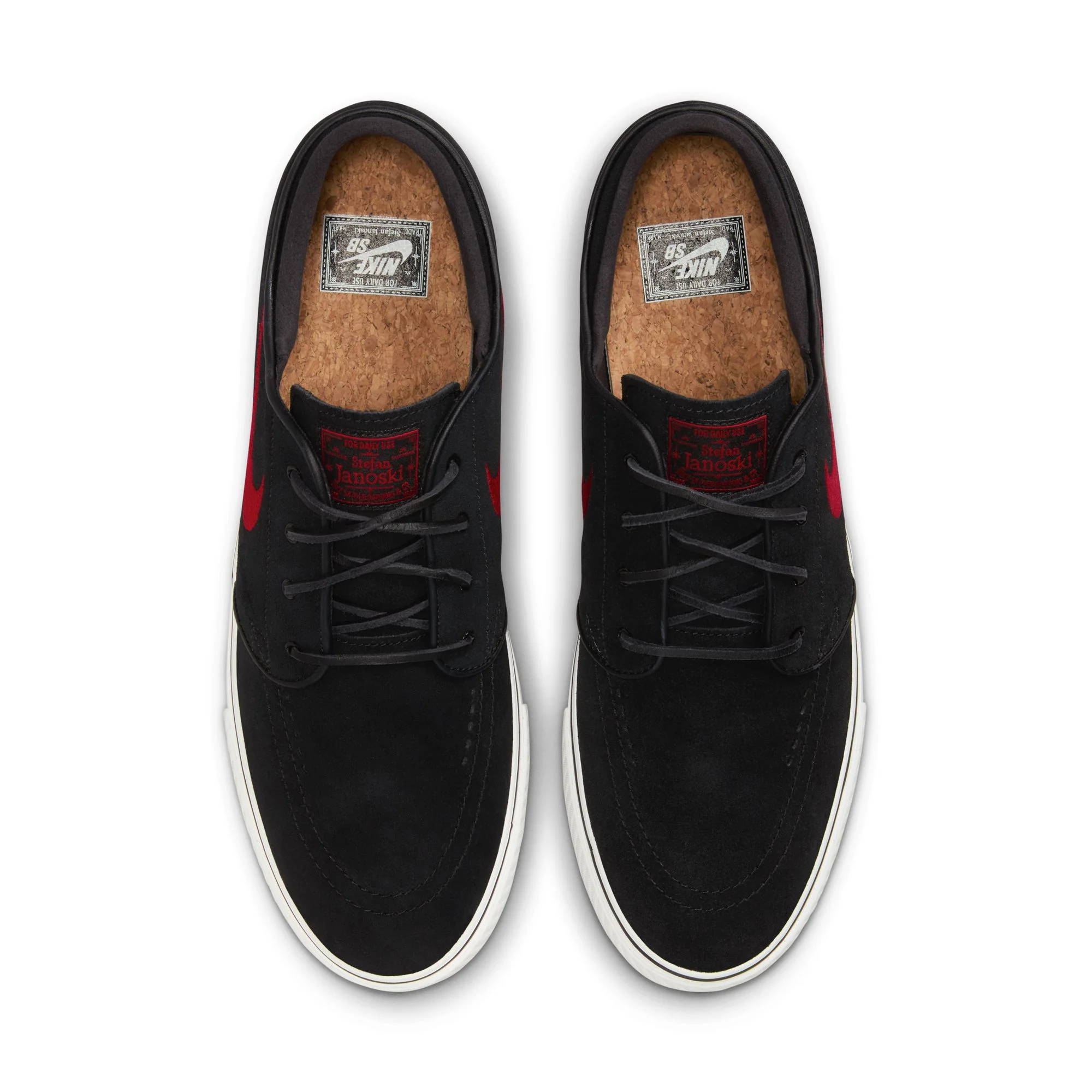 Nike SB Janoski OG+ Shoes - Black/University Red-Black-Summit White - Image 4
