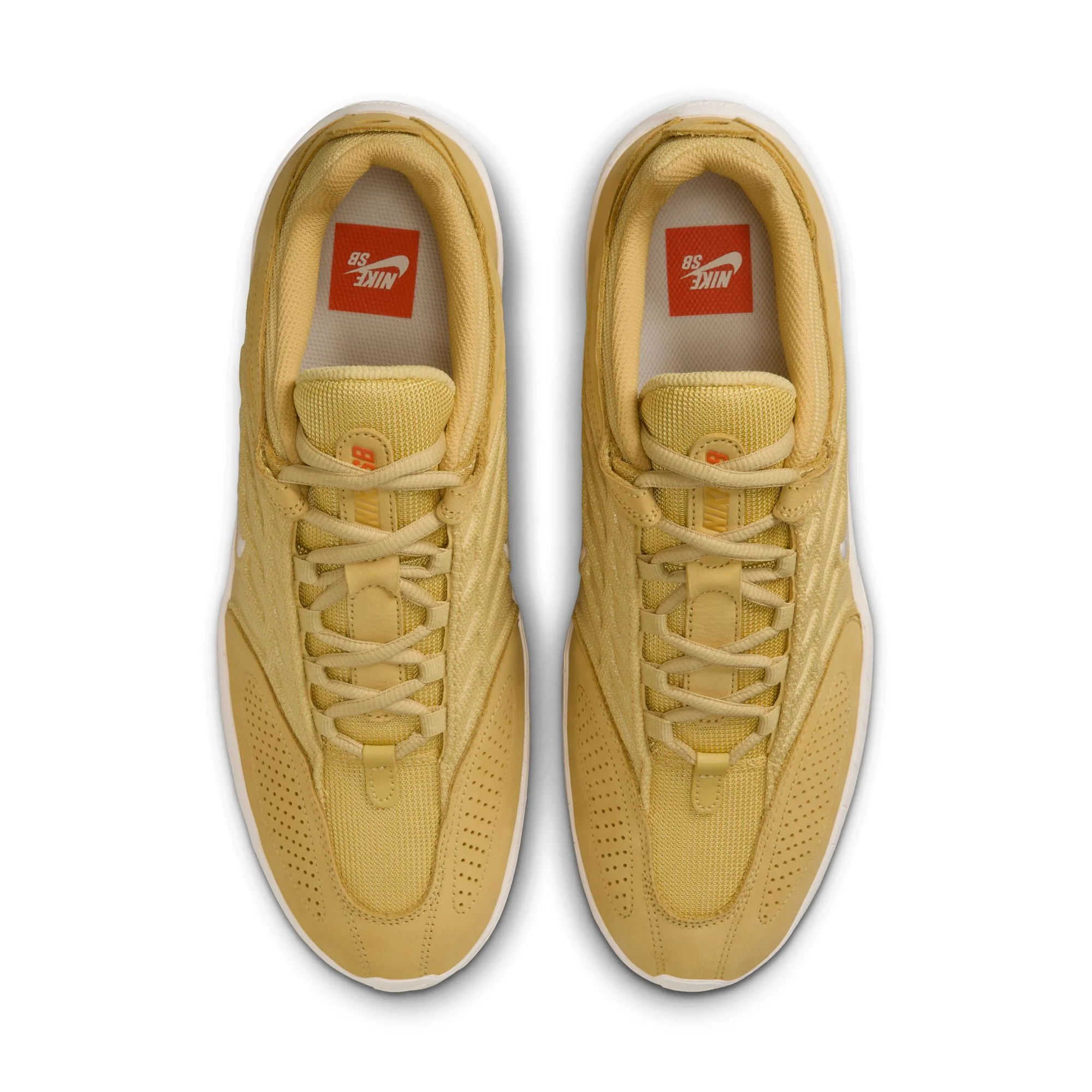 Nike SB Vertebrae ISO Shoes - Saturn Gold/Sail-Solar Flare - Image 4