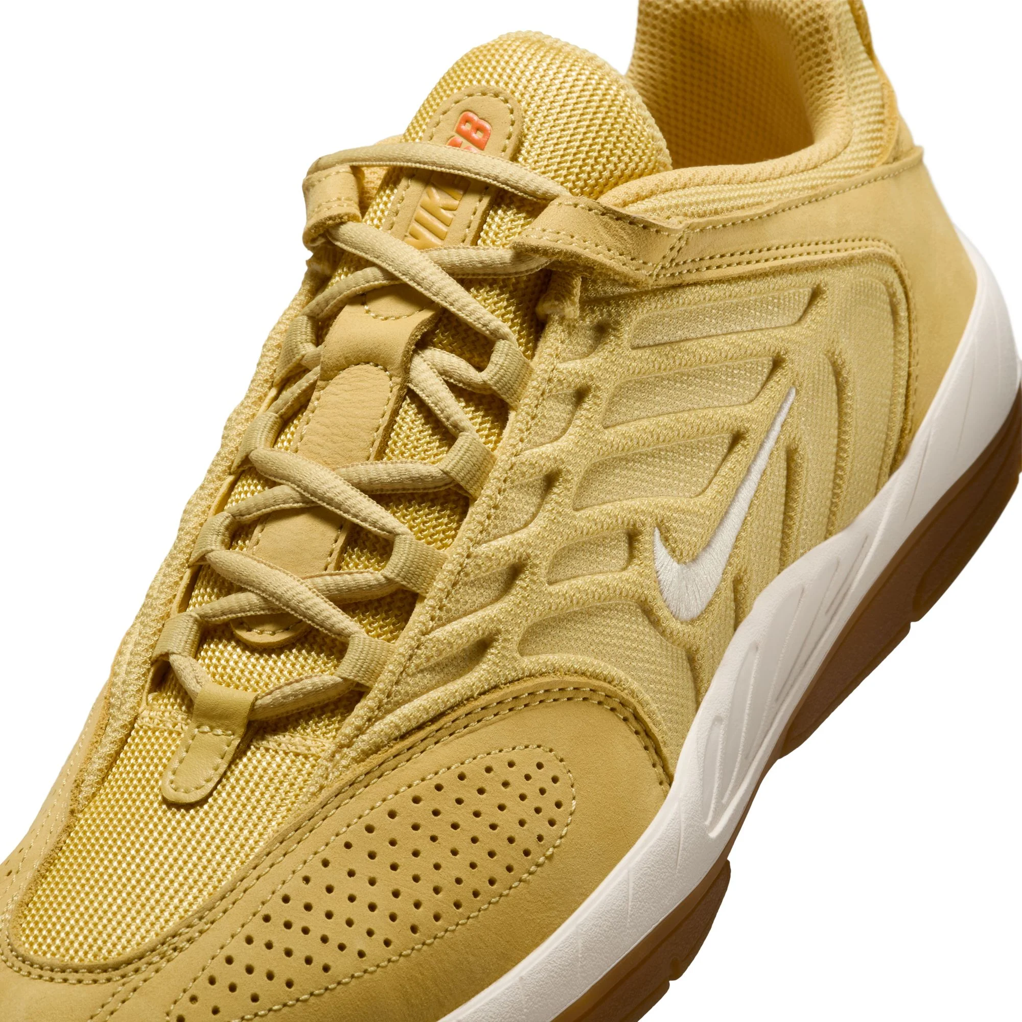 Nike SB Vertebrae ISO Shoes - Saturn Gold/Sail-Solar Flare - Image 6
