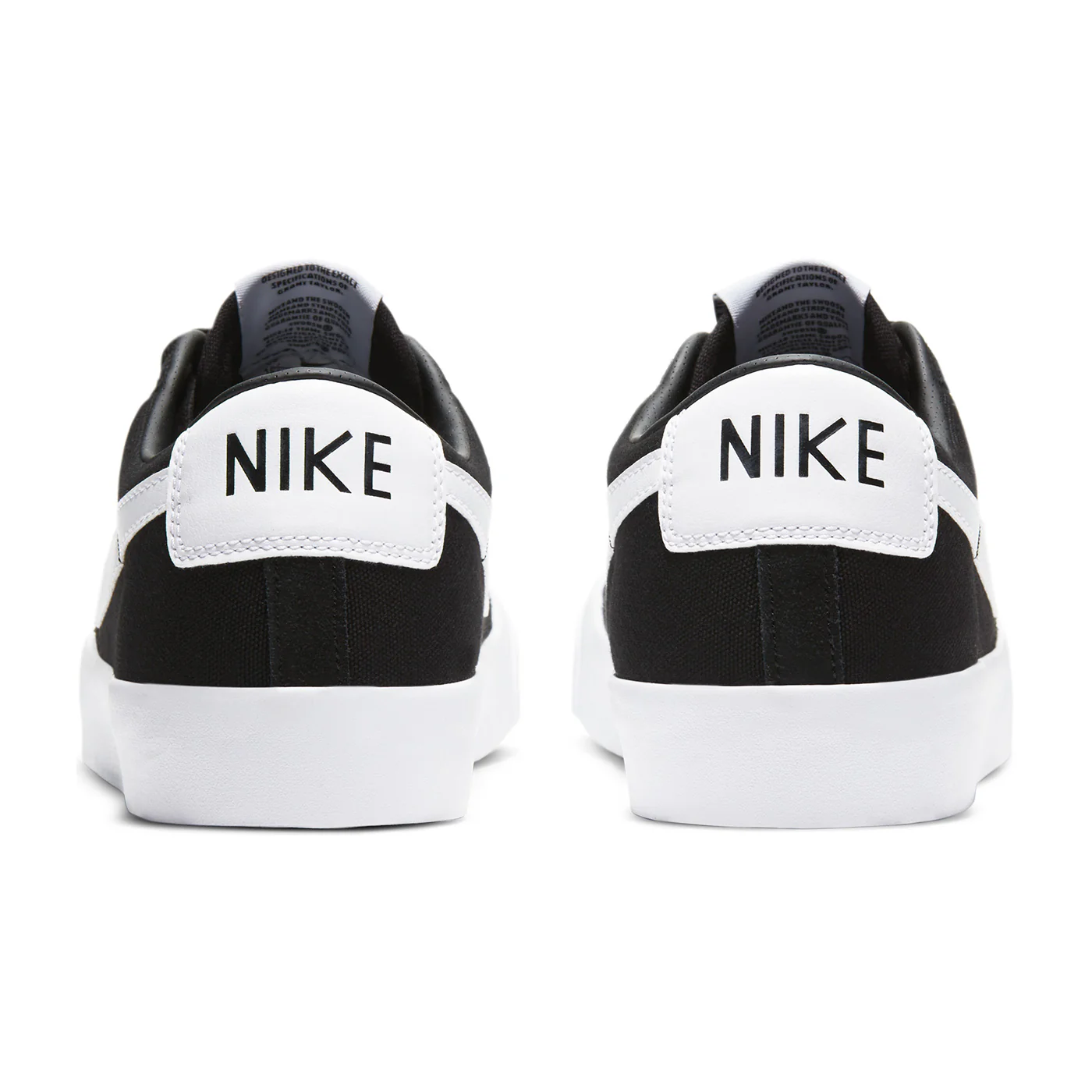 Nike SB Zoom Blazer Low GT Shoes - Black/White/Black-Gum - Image 3