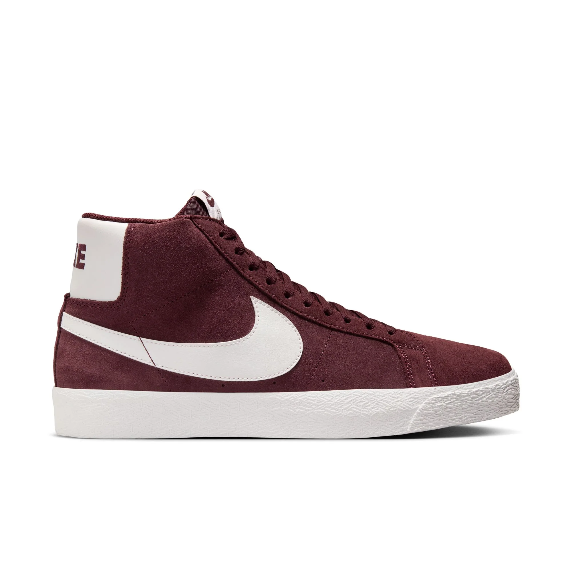Nike SB Zoom Blazer Mid Shoes - Burgundy Crush/Summit White - Image 3