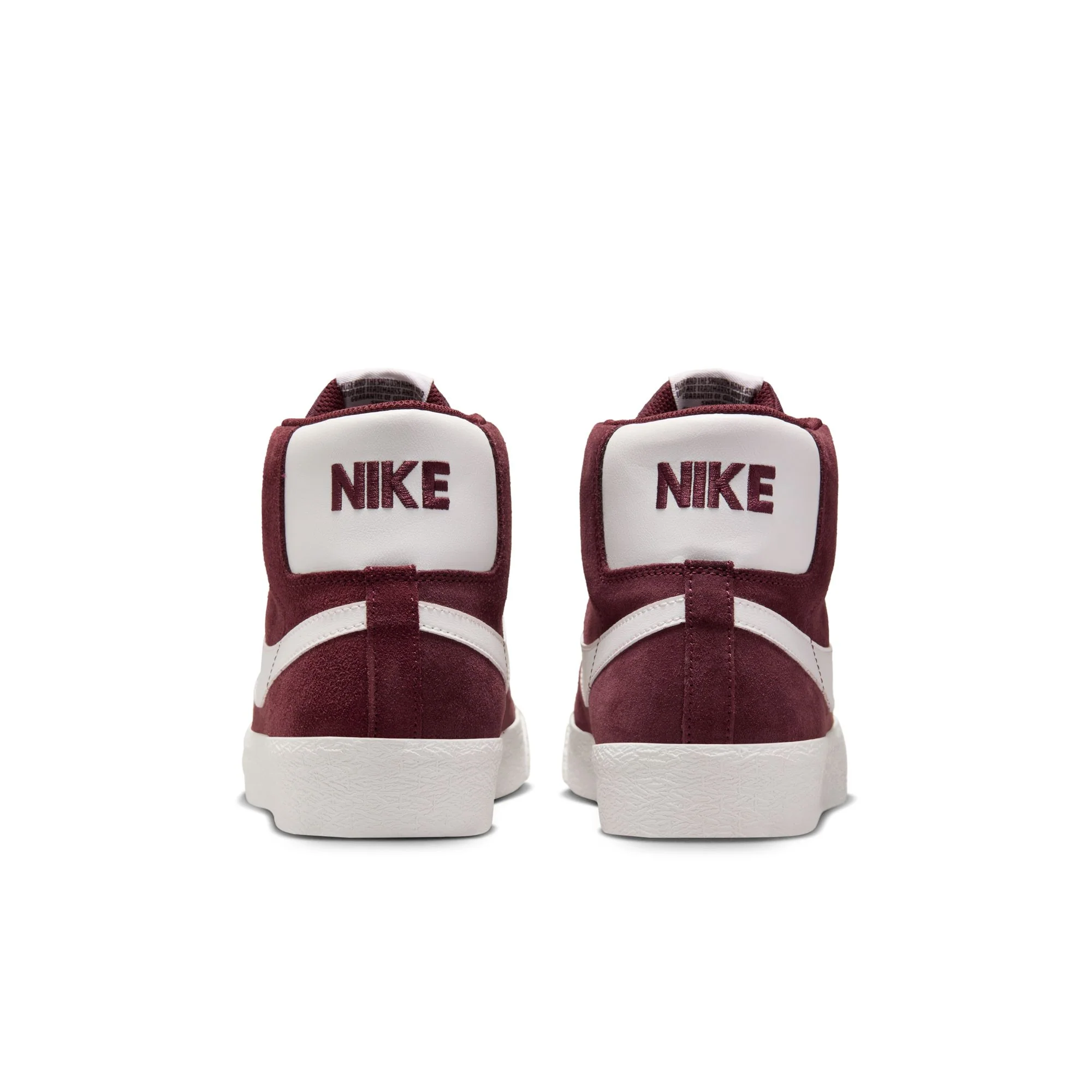 Nike SB Zoom Blazer Mid Shoes - Burgundy Crush/Summit White - Image 6