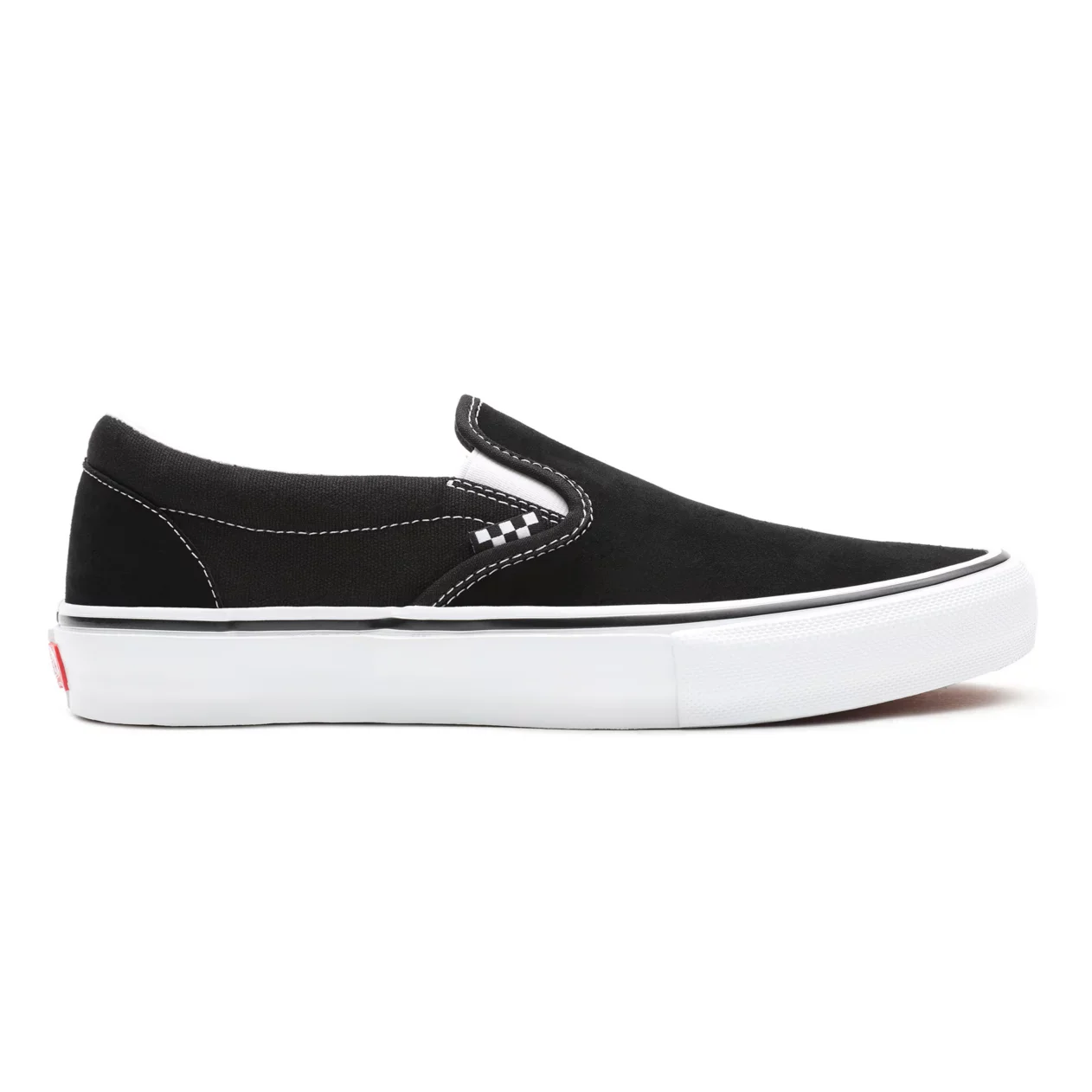 Vans Skate Slip On Shoes - Black/White - Image 3