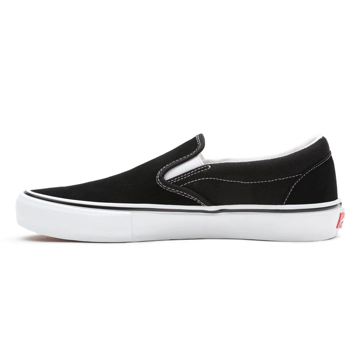 Vans Skate Slip On Shoes - Black/White - Image 4