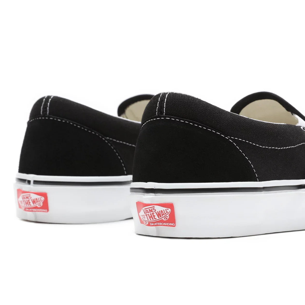 Vans Skate Slip On Shoes - Black/White - Image 5